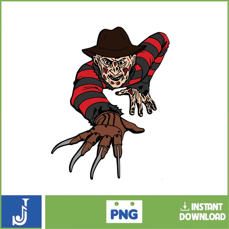 Freddy Krueger PNG, Sublimation Image, Printable Image, A Nightmare On Elm Street, Digital Download (8).jpg