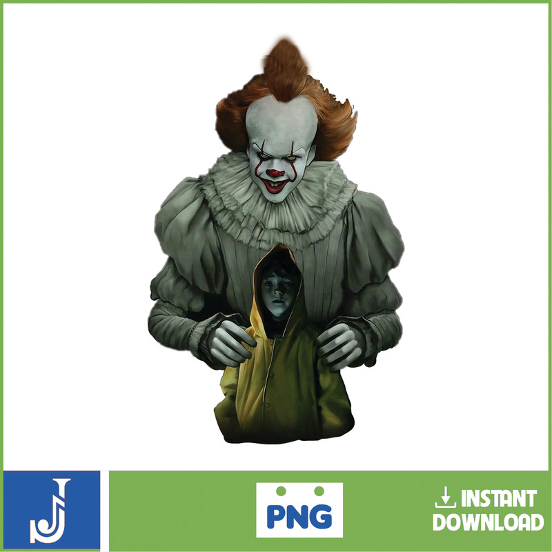 IT Pennywise Clown PNG, Pennywise Clown Halloween, Scary Halloween, Horror Characters, Halloween PNG (22).jpg