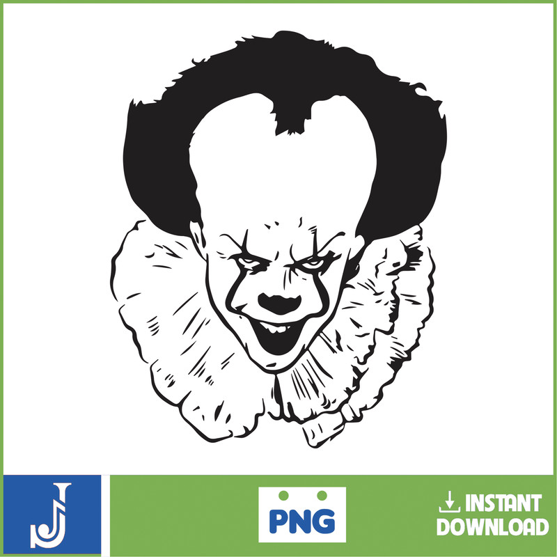 IT Pennywise Clown PNG, Pennywise Clown Halloween, Scary Halloween, Horror Characters, Halloween PNG (40).jpg