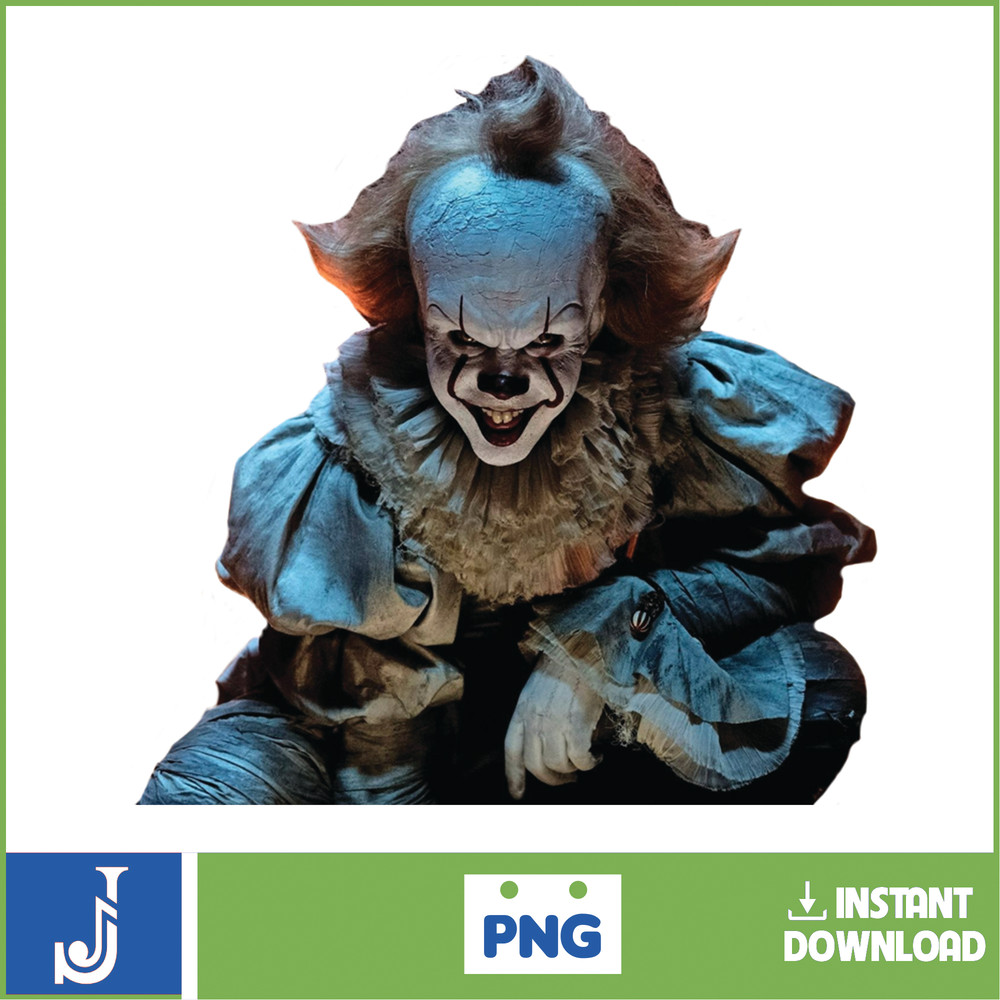 IT Pennywise Clown PNG, Pennywise Clown Halloween, Scary Halloween, Horror Characters, Halloween PNG (44).jpg