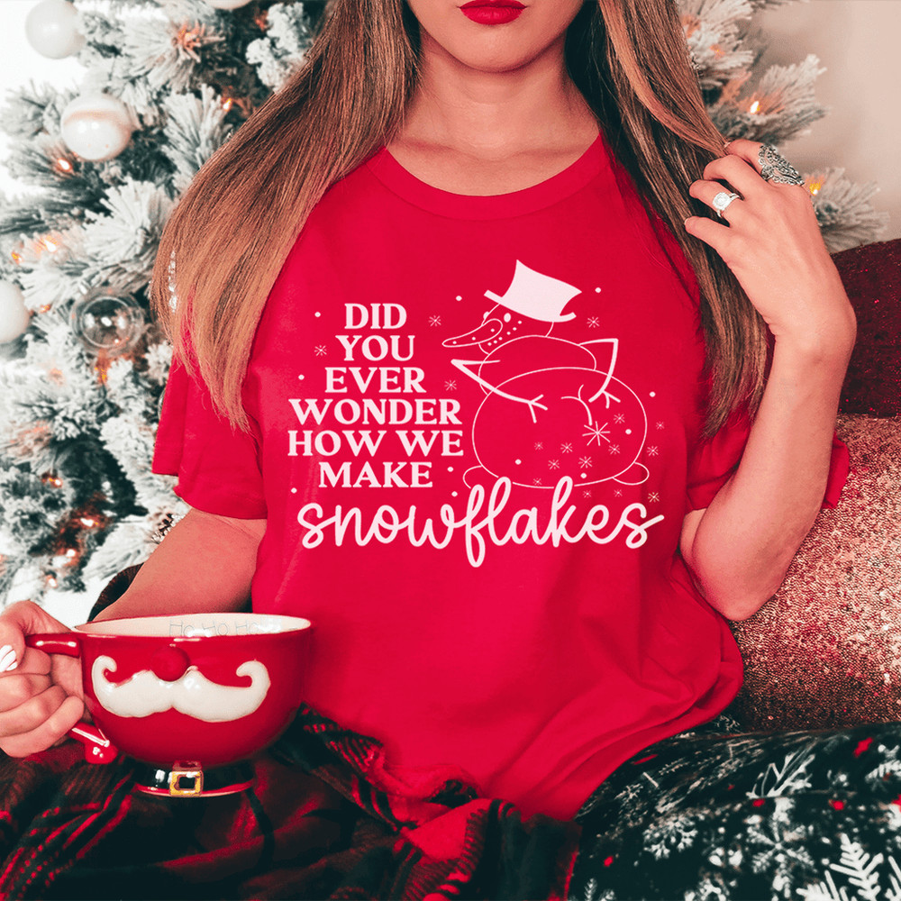 How Snowflakes Are Made Tee