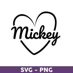 Mickey Mouse Svg, Mickey Heart Svg, Disney Svg, Disney Trip Svg, Disney Family Vacation Png, Disneyland Svg -Download