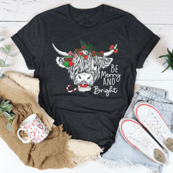 christmas cow tee