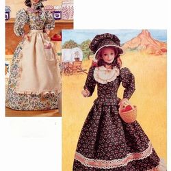 Barbie petticoat pattern Barbie pantaloons, dress, sunbonnet pattern Barbie accessories pattern Digital download PDF