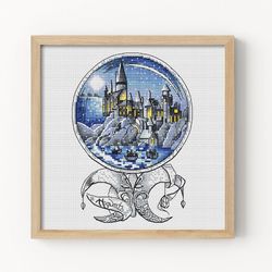 wizards castle cross stitch pattern, fandom cross stitch chart, movie cross stitch, magic cross stitch, digital pdf file