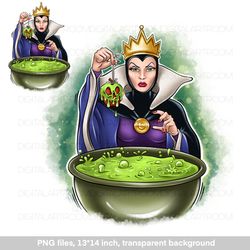 Evil Queen Art print Sublimation printing Png files