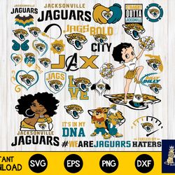 Jacksonville Jaguars Bundle svg, Jacksonville Jaguars Nfl svg, for Cricut, Silhouette, digital, file cut