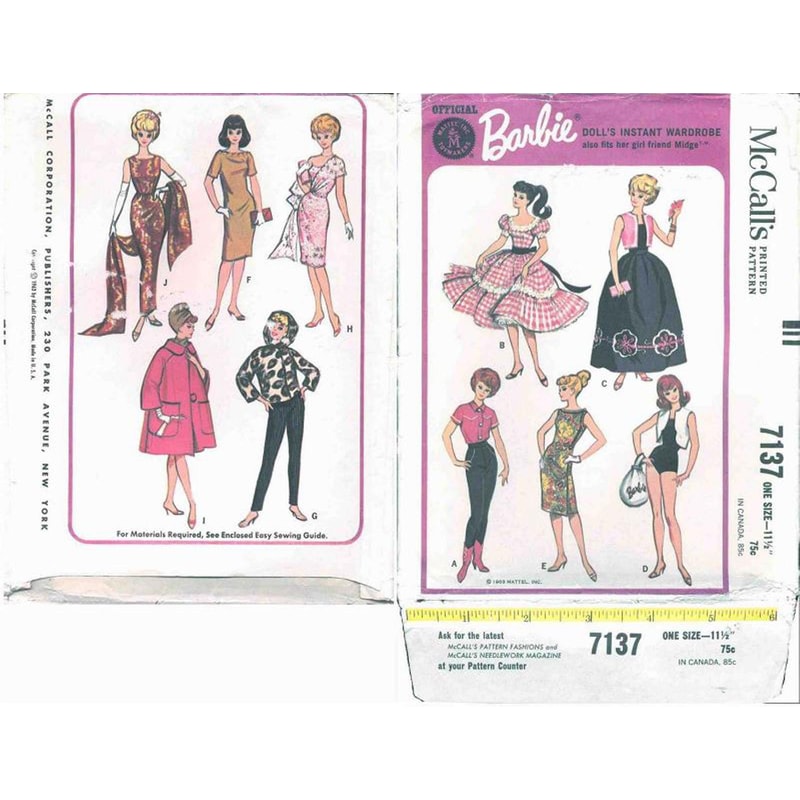 McCall's 7137 barbie clothes pattern.jpg