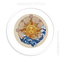 Sun of Livadia cross stitch pattern PDF and Saga