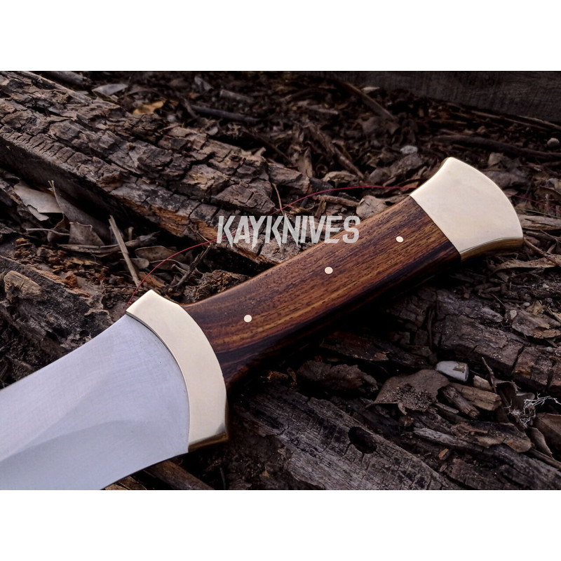 Handmade D2 Steel Historical Weapon Xiphos ancient Greek Spartan Survival sword (2).jpg