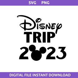 disney trip 2023 svg, minnie mouse svg, disney svg, png digital file