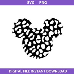 mickey cheetah svg, mickey mouse svg, disney svg, png digital file