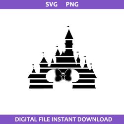 minnie castle svg, minnie mouse svg, disney svg, png digital file