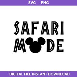 safari  mode svg, mickey mouse svg, disney svg, png digital file