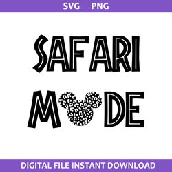 Safari Mode Cheetah Svg, Mickey Mouse Svg, Disney Svg, Png Digital File