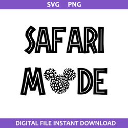 safari mode cheetah svg, mickey mouse svg, disney svg, png digital file