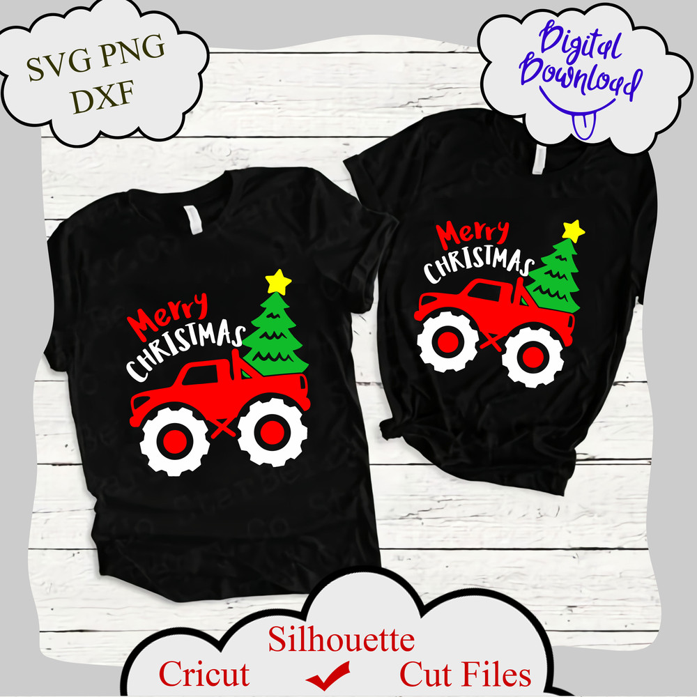 1635 Christmas Truck svg.png