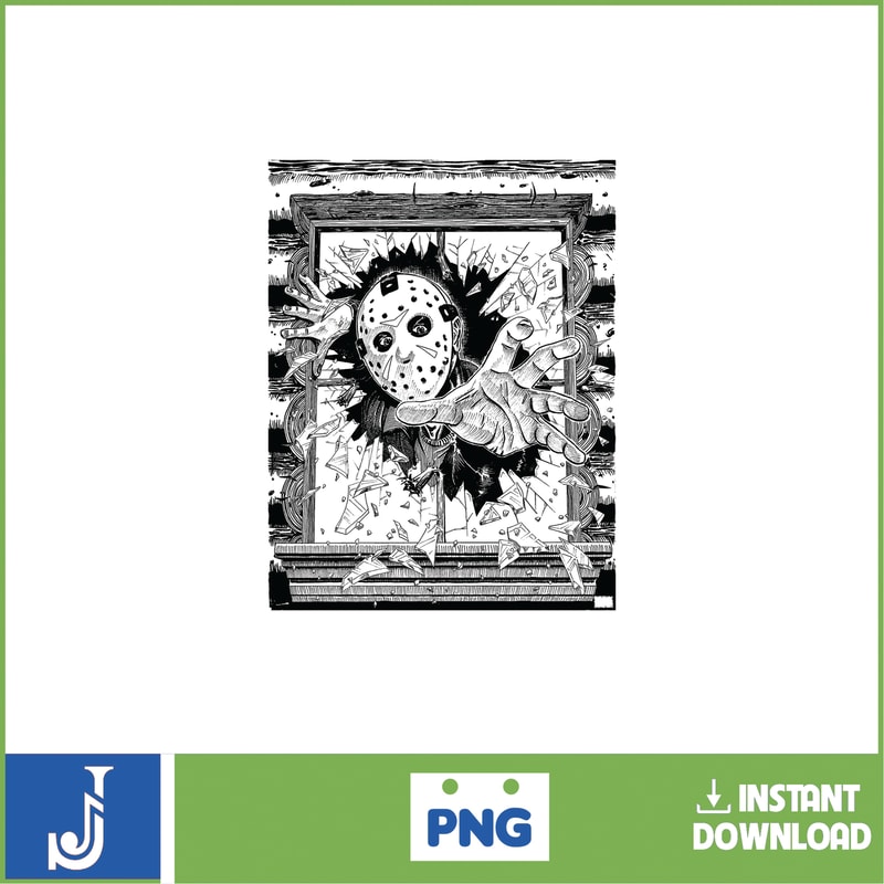 Jason Voorhees PNG Jason Voorhees Sublimation Trendy Jason Voorhees PNG Day of the Dead Hand Drawn Jason Voorhees PNG Digital (71).jpg