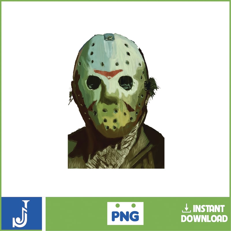 Jason Voorhees PNG Jason Voorhees Sublimation Trendy Jason Voorhees PNG Day of the Dead Hand Drawn Jason Voorhees PNG Digital (83).jpg
