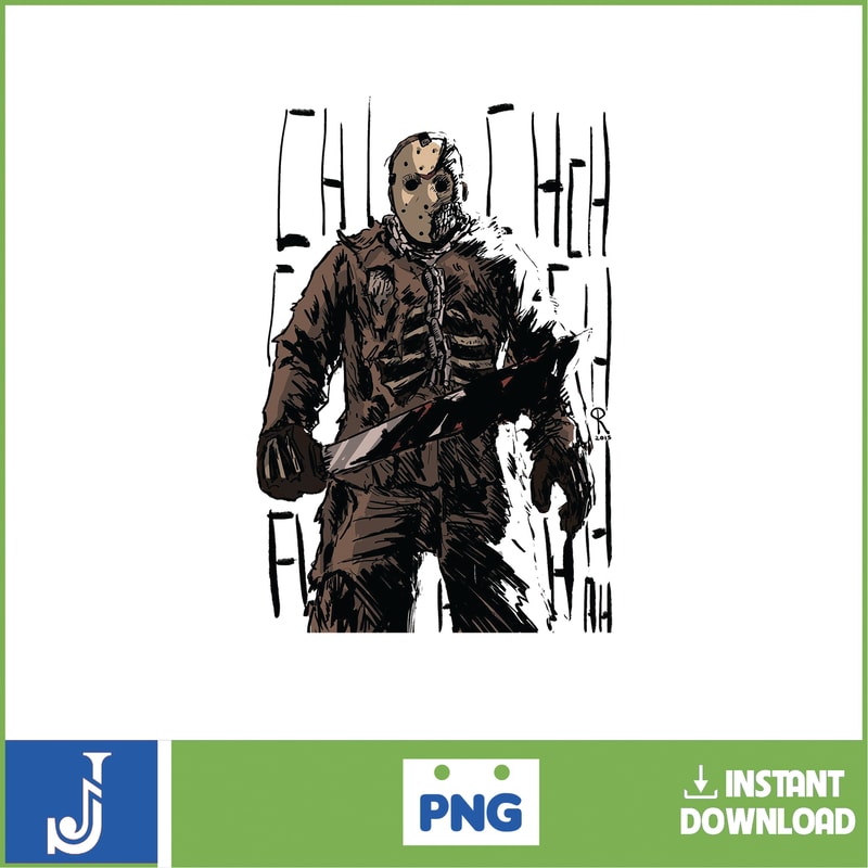 Jason Voorhees PNG Jason Voorhees Sublimation Trendy Jason Voorhees PNG Day of the Dead Hand Drawn Jason Voorhees PNG Digital (1).jpg