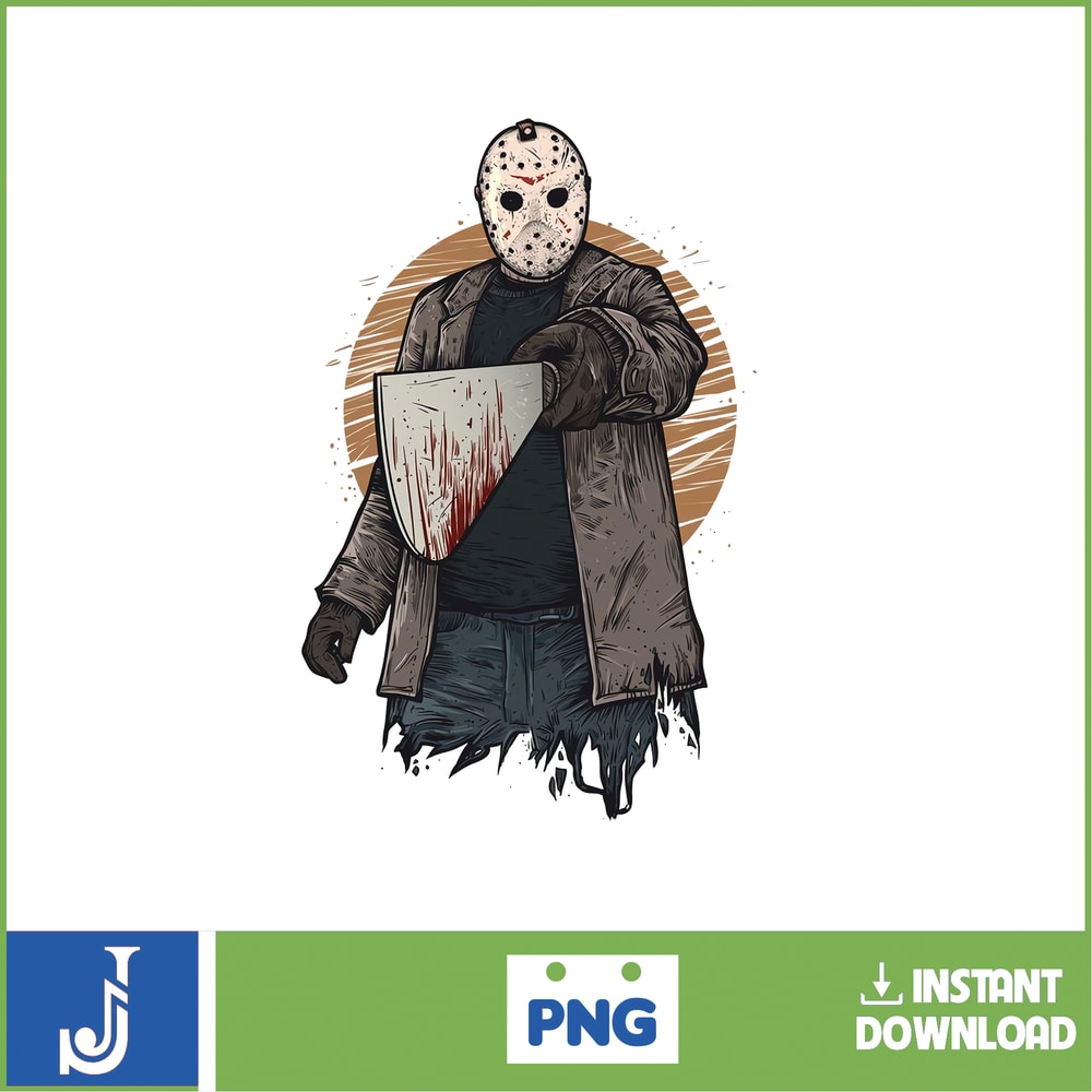 Jason Voorhees PNG Jason Voorhees Sublimation Trendy Jason Voorhees PNG Day of the Dead Hand Drawn Jason Voorhees PNG Digital (12).jpg