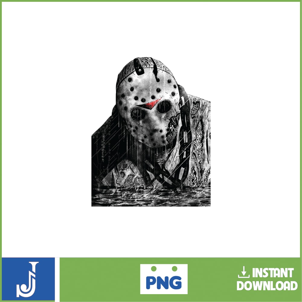 Jason Voorhees PNG Jason Voorhees Sublimation Trendy Jason Voorhees PNG Day of the Dead Hand Drawn Jason Voorhees PNG Digital (17).jpg