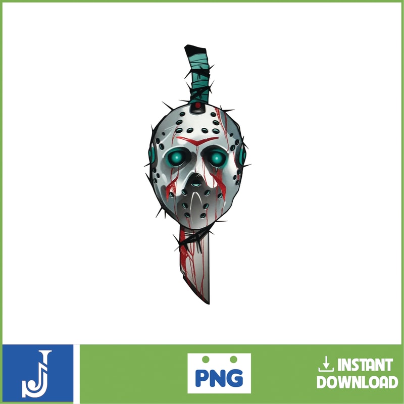 Jason Voorhees PNG Jason Voorhees Sublimation Trendy Jason Voorhees PNG Day of the Dead Hand Drawn Jason Voorhees PNG Digital (19).jpg