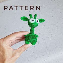 Crochet pattern. Soft toy Giraffe. amigurumi. keychain. Stuffed animal. English