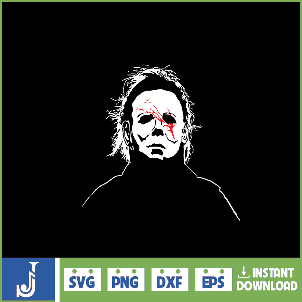 Michael Myers svg silhouette kit png halloween scary movie horror instant download (10).jpg