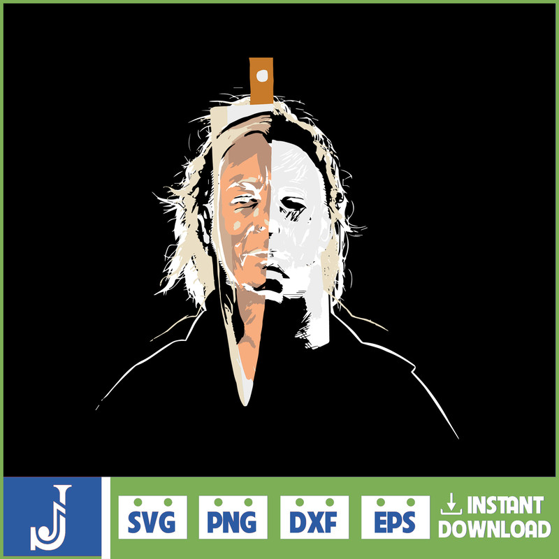 Michael Myers svg silhouette kit png halloween scary movie horror instant download (12).jpg