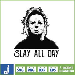 michael myers svg silhouette kit png halloween scary movie horror instant download (13)
