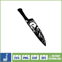 michael myers svg silhouette kit png halloween scary movie horror instant download (14)