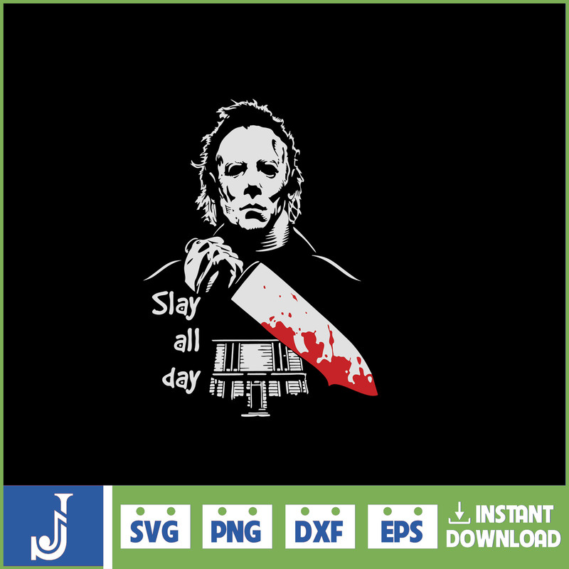 Michael Myers svg silhouette kit png halloween scary movie horror instant download (15).jpg