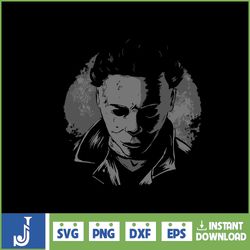 michael myers svg silhouette kit png halloween scary movie horror instant download (17)