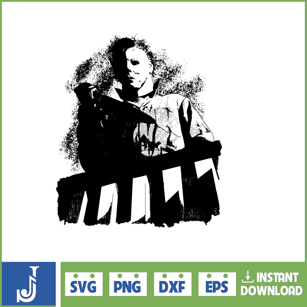 Michael Myers svg silhouette kit png halloween scary movie horror instant download (18).jpg