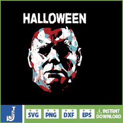 michael myers svg silhouette kit png halloween scary movie horror instant download (22)