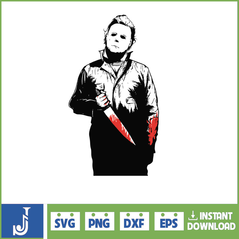 Michael Myers svg silhouette kit png halloween scary movie horror instant download (24).jpg