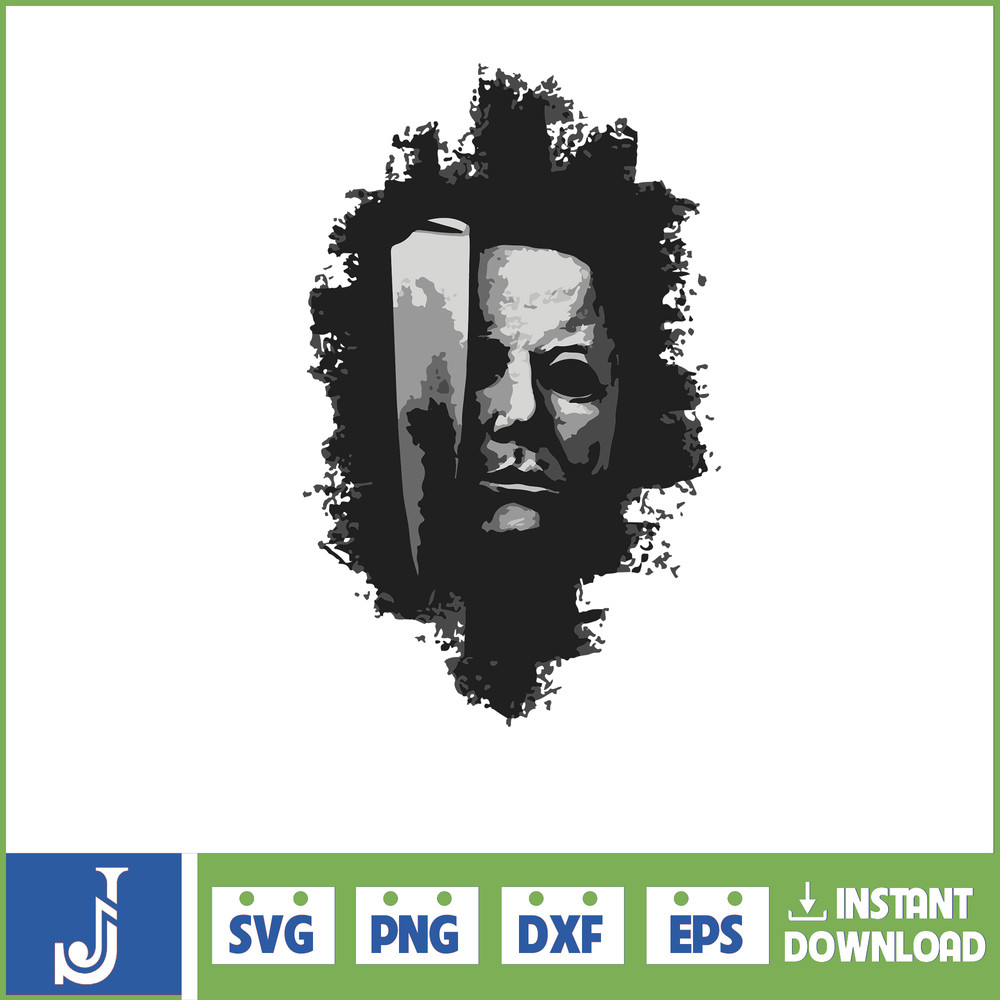 Michael Myers svg silhouette kit png halloween scary movie horror instant download (28).jpg