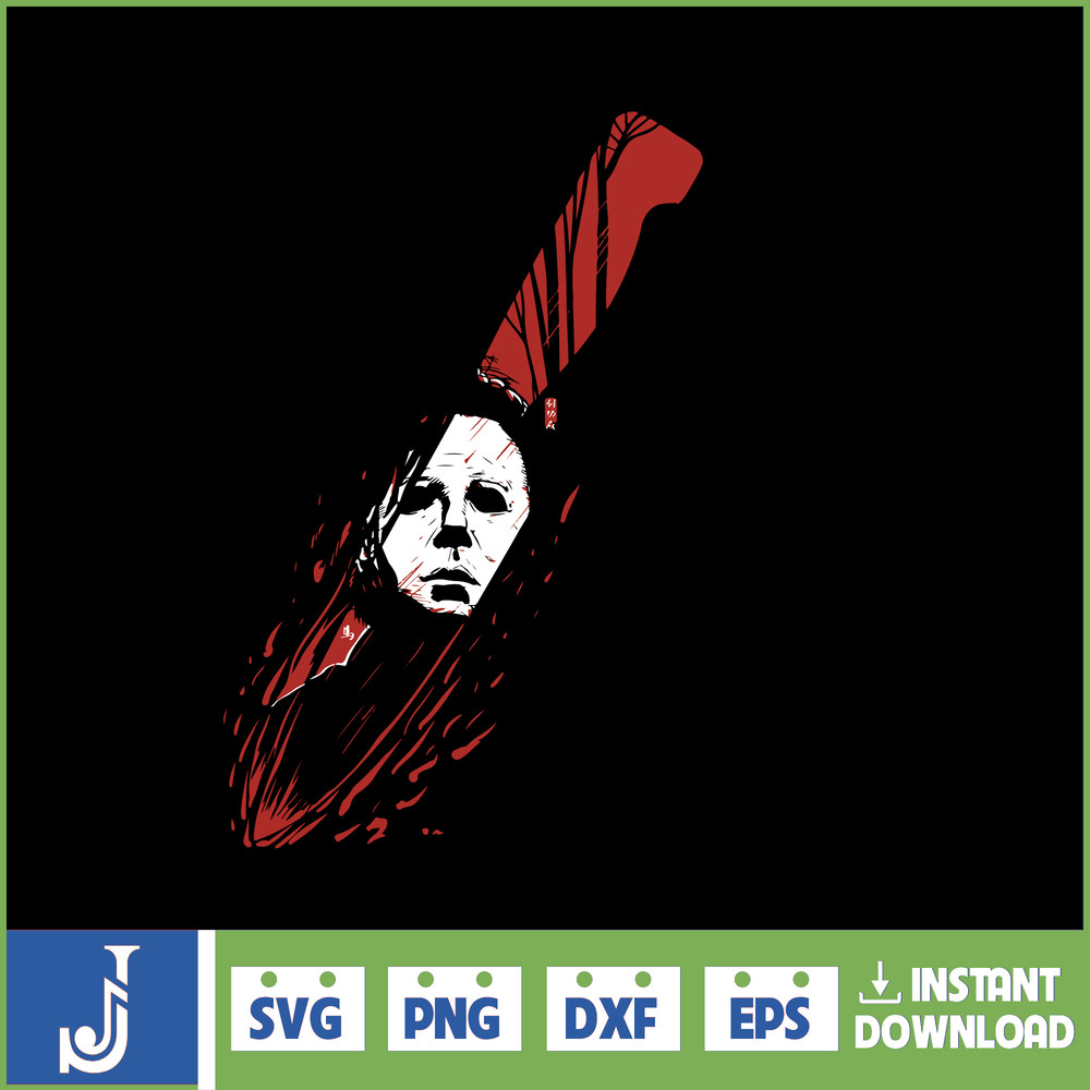 Michael Myers svg silhouette kit png halloween scary movie horror instant download (9).jpg