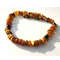 Amber Necklace Men's amber jewelry Raw amber Choker necklace Baltic amber beaded necklace with black hematite.jpg