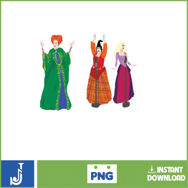 Sanderson Sisters l Halloween l Instant Download l PNG l Tshirt Design l Waterslide Design l Best Seller (19).jpg
