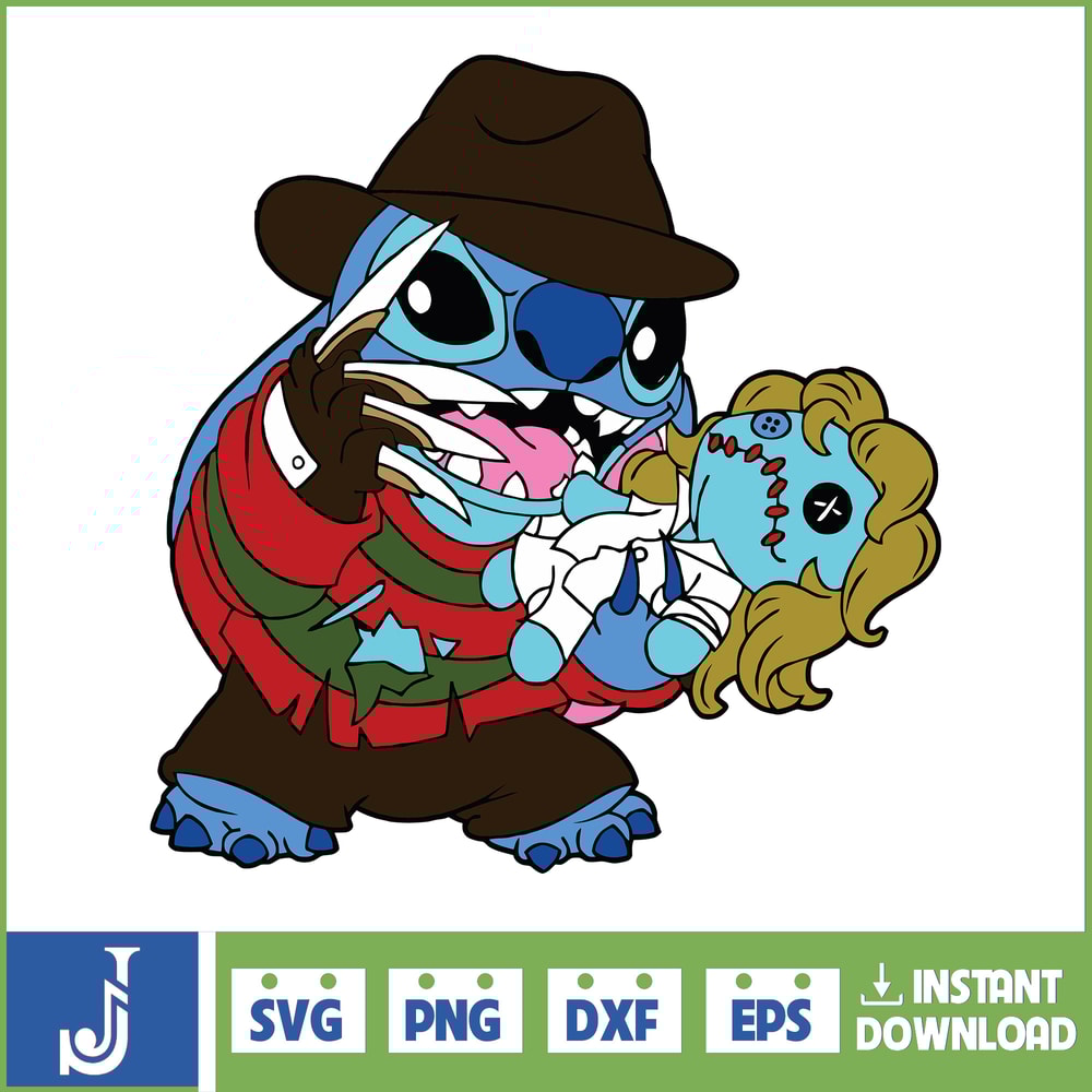 Halloween Svg, Png, Stitch Horror and Lilo svg, Sublimation Design, Download, Svg files for cricut (14).jpg