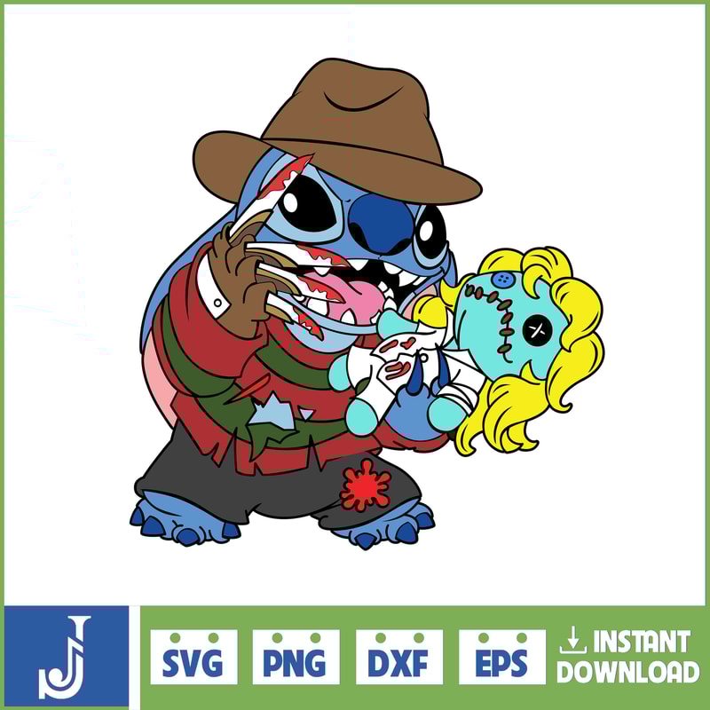 Halloween Svg, Png, Stitch Horror and Lilo svg, Sublimation Design, Download, Svg files for cricut (21).jpg