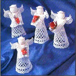 christmas angels vintage crochet pattern pdf