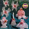 Victorian Christmas Ornaments crochet pattern