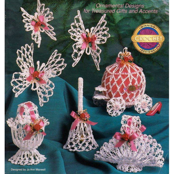 Victorian Christmas Ornaments crochet pattern