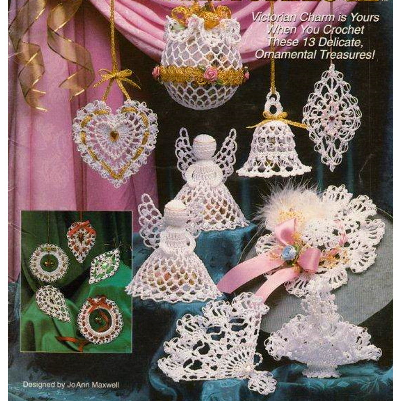 Victorian-Christmas-Ornaments-vintage-pattern-crochet