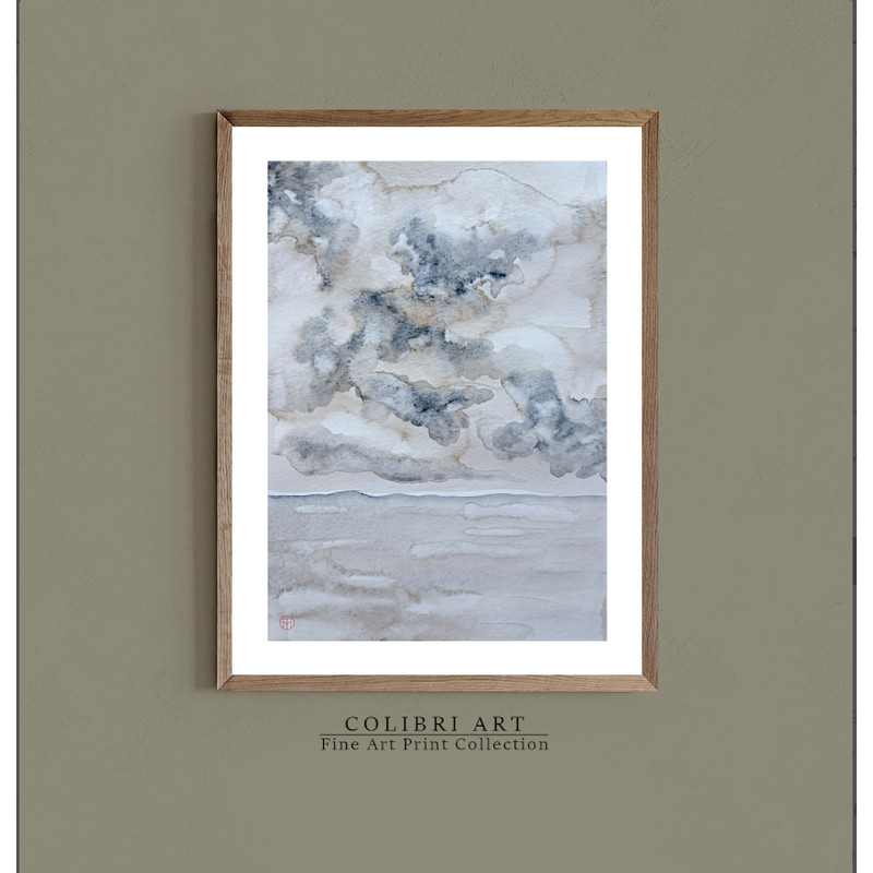 Cloud Art Print Seascape Watercolor 5 N19.png