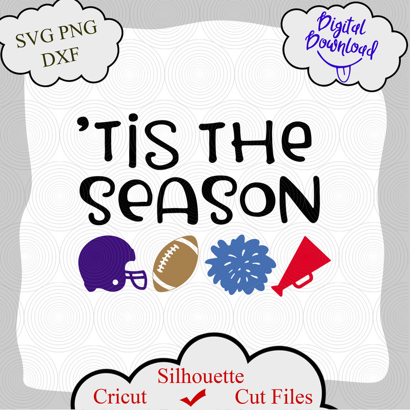 1616 Tis the Season Girl Football  svg.png