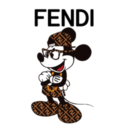 mickey mouse fendi logo svg, mickey fendi fashion svg, disney fendi svg, fendi symbol, fendi logo svg file cut